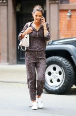 KATIE HOLMES Out Shopping on Madison Ave in New York 08/16/2017