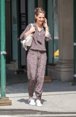 KATIE HOLMES Out Shopping on Madison Ave in New York 08/16/2017