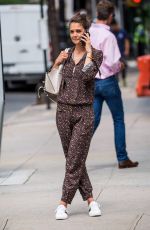 KATIE HOLMES Out Shopping on Madison Ave in New York 08/16/2017