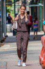 KATIE HOLMES Out Shopping on Madison Ave in New York 08/16/2017