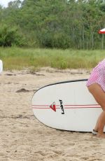 KATIE LEE Paddle Boards in Hamptons Paddle for Pink Event in Sag Harbor 08/05/2017