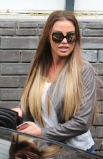 KATIE PRICE at ITV Studios in London 08/23/2017