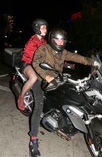 KATY PERRY and Orlando Bloom at a Motorcycle Out in Los Angeles 08/14/2017