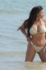 KAYLEIGH MORRIS in Bikini on the Beach in Marbella 08/17/2017