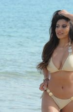 KAYLEIGH MORRIS in Bikini on the Beach in Marbella 08/17/2017