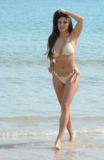 KAYLEIGH MORRIS in Bikini on the Beach in Marbella 08/17/2017