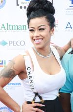 KEISHA COLE at a Community Appreciation Day in Philadelphia 08/27/2017