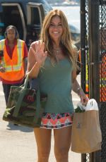 KELLY BENSIMON at a Heliport in New York 08/05/2017