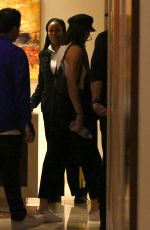 KENDALL and KYLIE JENNER Night Out in Beverly Hills 08/14/2017