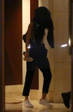KENDALL and KYLIE JENNER Night Out in Beverly Hills 08/14/2017