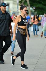KENDALL JENNER and HAILEY BALDWIN Leaves a Gym in New York 07/31/2017