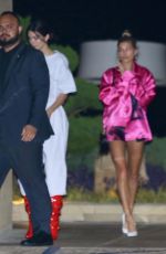 KENDALL JENNER and HAILEY BALDWIN Out for Dinner at Nobu in Malibu 08/29/2017