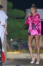 KENDALL JENNER and HAILEY BALDWIN Out for Dinner at Nobu in Malibu 08/29/2017
