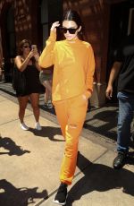 KENDALL JENNER Leaves Her Apartment in New York 08/04/2017