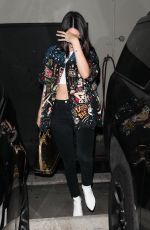 KENDALL JENNER Leves Matsuhisa Restaurant in Beverly Hills 08/21/2017