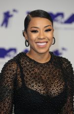 KEYSHIA COLE at 2017 MTV Video Music Awards in Los Angeles 08/27/2017