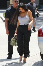 KIM KARDASHIAN Out for Lunch in Studio City 08/24/2017