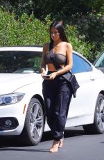 KIM KARDASHIAN Out in Los Angeles 08/14/2017