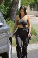KIM KARDASHIAN Out in Los Angeles 08/14/2017