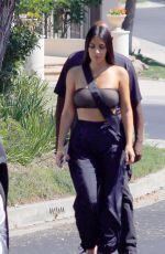 KIM KARDASHIAN Out in Los Angeles 08/14/2017