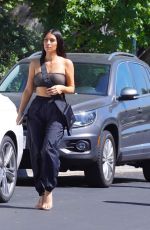 KIM KARDASHIAN Out in Los Angeles 08/14/2017