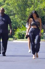 KIM KARDASHIAN Out in Los Angeles 08/14/2017