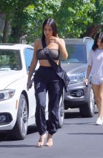 KIM KARDASHIAN Out in Los Angeles 08/14/2017