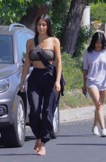 KIM KARDASHIAN Out in Los Angeles 08/14/2017