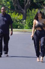 KIM KARDASHIAN Out in Los Angeles 08/14/2017