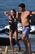 KIMBERLEY GARNER in Bikini at a Beach in St. Tropez 07/31/2017