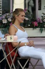 KIMBERLEY GRARNER at Peggy Porschen Cake Shop in London 08/23/2017