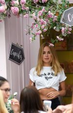 KIMBERLEY GRARNER at Peggy Porschen Cake Shop in London 08/23/2017