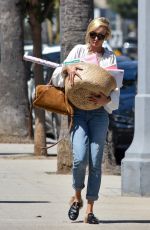 KIMBERLY STEWART Out Shopping in Los Angeles 08/17/2017