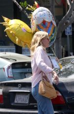 KIRSTEN DUNST Leaves a Party Store in Los Angeles 08/23/2017