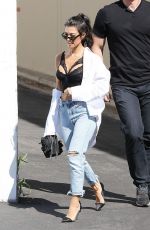 KOURTNEY KARDASHIAN Leaves Independence Studio in Woodland Hills 08/18/2017