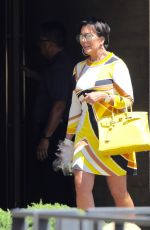 KRIS JENNER Leaves a Restaurant in Los Angeles 08/08/2017