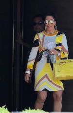 KRIS JENNER Leaves a Restaurant in Los Angeles 08/08/2017