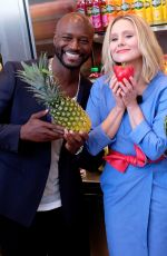 KRISTEN BELL at 2017 #drinkgooddogood Campaign Launch in New York 08/09/2017