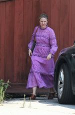 KRISTEN BELL Leaves a Friends House in Hollywood 08/16/2017
