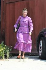 KRISTEN BELL Leaves a Friends House in Hollywood 08/16/2017