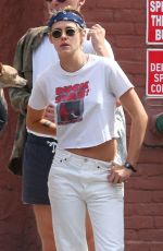 KRISTEN STEWART and STELLA MAXWELL Out in New York 08/28/2017