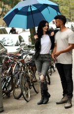 KRYSTEN RITTER on the Set of Jessica Jones in New York 08/16/2017