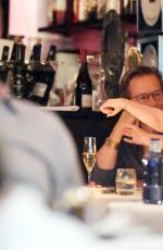 KYLIE MINOGUE and Guy Pearce Out for Dinner in London 08/20/2017