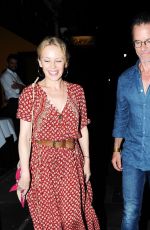 KYLIE MINOGUE and Guy Pearce Out for Dinner in London 08/20/2017