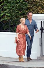 KYLIE MINOGUE and Guy Pearce Out for Dinner in London 08/20/2017