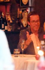 KYLIE MINOGUE and Guy Pearce Out for Dinner in London 08/20/2017