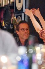 KYLIE MINOGUE and Guy Pearce Out for Dinner in London 08/20/2017