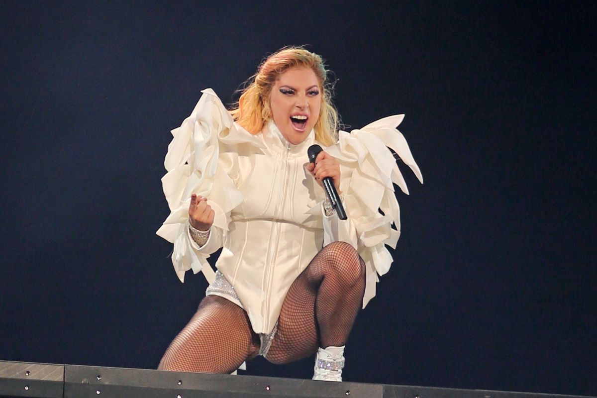 LADY GAGA Performs at Joanne World