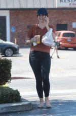 LANA DEL REY Out for Lunch at Oaks Gourmet Market in Los Feliz 08/26/2017