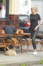 LARA STONE Out for a Drink at Primrose Hill Pub 08/23/2017